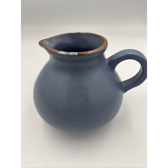 DANSK Mesa Sky Blue 48oz Pitcher Southwestern Style Excellent Portugal Pottery - Picture 3 of 6